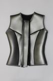 Black Women's Skin Vest Neoprene Wetsuit Vest for Lady