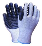 10g Latex Patterned Cut-Resistant Mechanical Safety Work Gloves