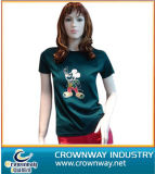 Cheap Promotional Cotton Print Micky T-Shirt for Lady
