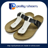 Two Buckle Straps Uppers Cork Mens Slide Sandal Flip Flop