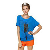 Fashion Nice Cotton Printed T-Shirt for Women (W100)