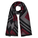 Women's 180*65cm Reversible Cashmere Like Winter Warm Knitted Woven Shawl Scarf (SP252)