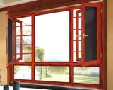 Customized Aluminum Casement Window with Mosquito Net