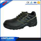 Black Steel Toe Protection Leather Safety Shoes A026