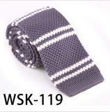 Men's Fashionable 100% Polyester Knitted Necktie (WSK -119)