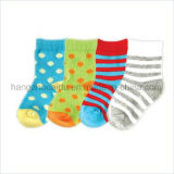 Wave Point or Stripes Candy Color Hot Baby Sock