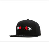 Custom Cotton 6 Panel 3D Embroidery Stars Blank Snapback Cap