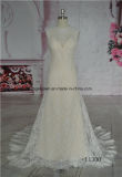 Sleeveless Sexy Champagne Mermaid Lace New Design Wedding Dress