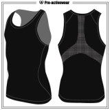 Custom Made Gym Wear Lycra Dry Fit Compression Fitness Top