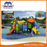 Certified Funny Children Playground Equipment with Slide Theme