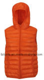 Women's Hooded Vest Fake Down Padded Waistcoat