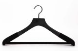 Black Suit Hanger with Non Slip Trouser Bar