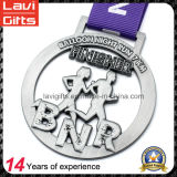 Promotional Antique Silver Souvenir Marathon Finisher Metal Medal