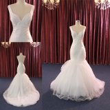 Sexy New Custom Satin Lace Mermaid Bridal Dresses Wedding Gown