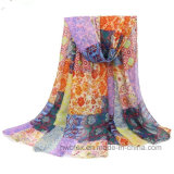 Cheap Cotton Imitation Stole / Polyester Fashion Scarf (HWBPS021)