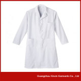 2017 New Deign Doctor Gown, White Long Sleeve Lab Coat (H4)