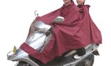 Adult Polyester Double Persons Rain Poncho for Motorcycling