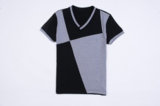 Custom Nice Cotton/Polyester Panel T-Shirt for Men (M042)