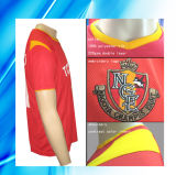 100% Polyester Man's Short Sleeve Soccer Jersey