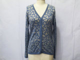 Factory Ladies' Jacquard Knitted Fashion Sweater