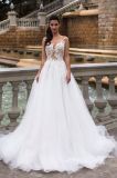 Sexy Custom Made Beading Lace Ball Bridal Gowns China Supplier