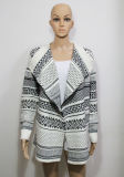 Lady Fashion Acrylic Knitted Cardigan Sweater (YKY2006)