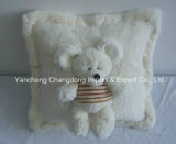 Plush Square Sofa Cushion with Mouse Animal