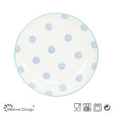 2016 Popular Salad Hand Painting Plates with DOT