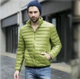 Men Winter Down Jacket Solid Silm Fit Thin Light Clothing