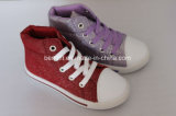 Red and Purple Upper, PVC Sole, Canvas Shoes