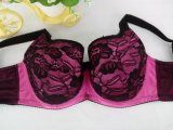 Colorful Stain Fabric Western Size Women Bra