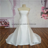 Satin Strapless Elegant Bridal Dress