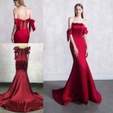 High Quality Satin Evening Prom Gowns Dress 1636