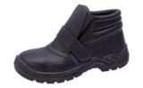 Ufb043 No Lace Black Steel Toe Safety Shoes
