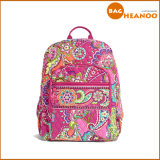 Fashion Printcloth School Girls Double Shoulder Bags Campus Backpack