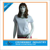 Short Sleeve Golf Ladies T-Shirt with Rib Cuffs