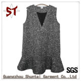 Original Production of Polyester Wool Fashion Vest Dress for Autumn