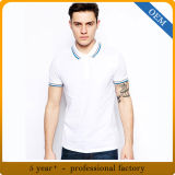Wholesale Men's Cotton White Polo Shirt