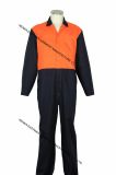Orange and Black 100% Cotton Coverall Workwear Boiler Suit