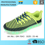 High Quality LED Running Flyknit Shoes for Men