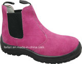 Middle Ankle Suede Leather Safety Boots