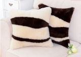 Genuine Merino Sheepskin Furry Sofa Throw Pillow