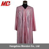 High School Graduation Gown Adult Shiny Pink