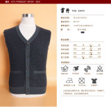 Yak Wool/Cashmere V Neck Cardigan Long Sleeve Sweater/Garment/Clothing/Knitwear