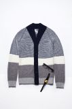 Winter Long Sleeve V Neck Knitting Men Cardigan