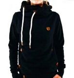 100%Polyester for Women Hoodies with Logo. Big Stocks in Hands
