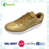 Men's Casual Shoes, PU Upper with Glitter Decoration