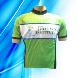 100% Polyester Man's Short Sleeve Cycling Jersey