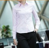 Custom Polo Neck Polyester Women Working T Shirt