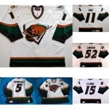 Customize Echl Utah Grizzlies Jonathan SIM Nathan Lawson Hockey Jerseys